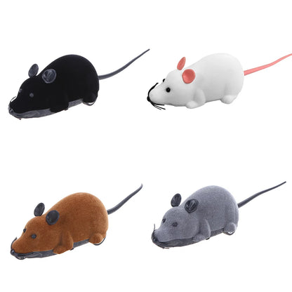 ELECTRONIC WIRELESS PLUSH MOUSE TOY