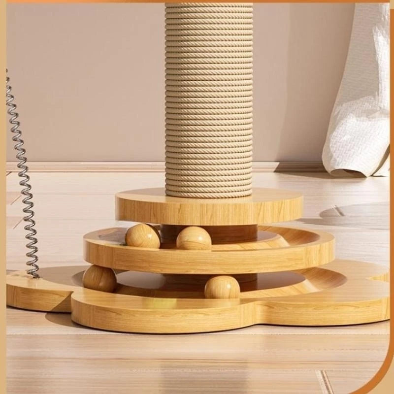 SOLID WOOD INTERACTIVE PET TOY