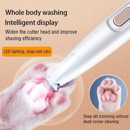 LED WATERPROOF PET PAW TRIMMER