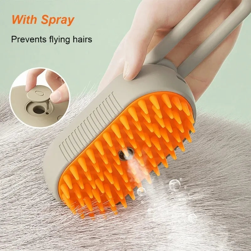 3-in-1 Grooming Brush for Dogs & Cats