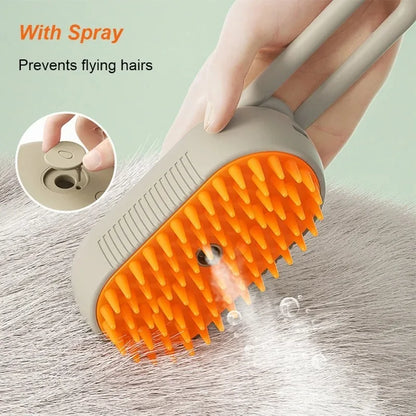 3-in-1 Grooming Brush for Dogs & Cats