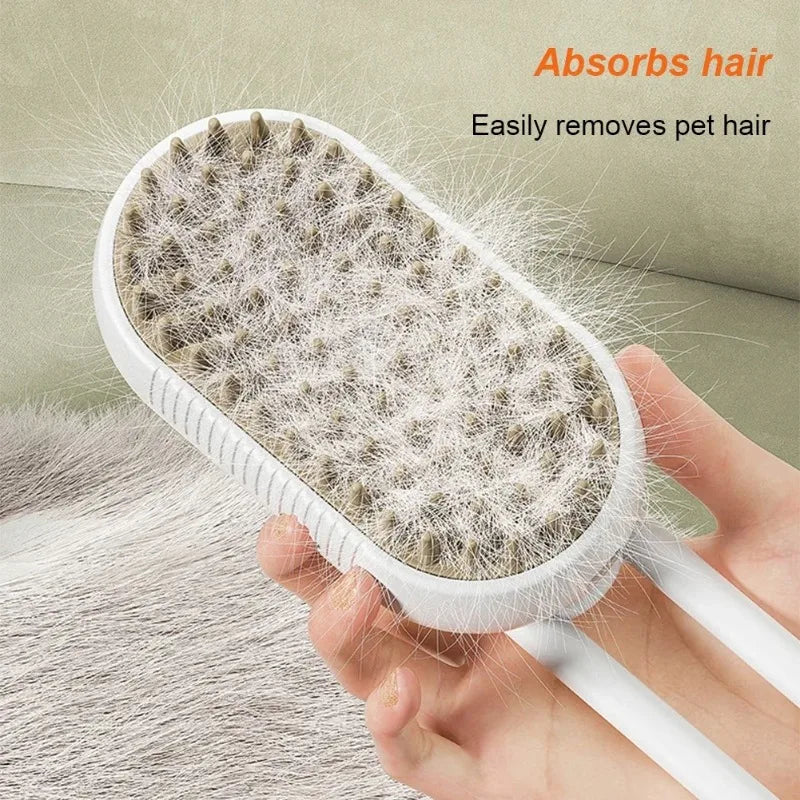 3-in-1 Grooming Brush for Dogs & Cats