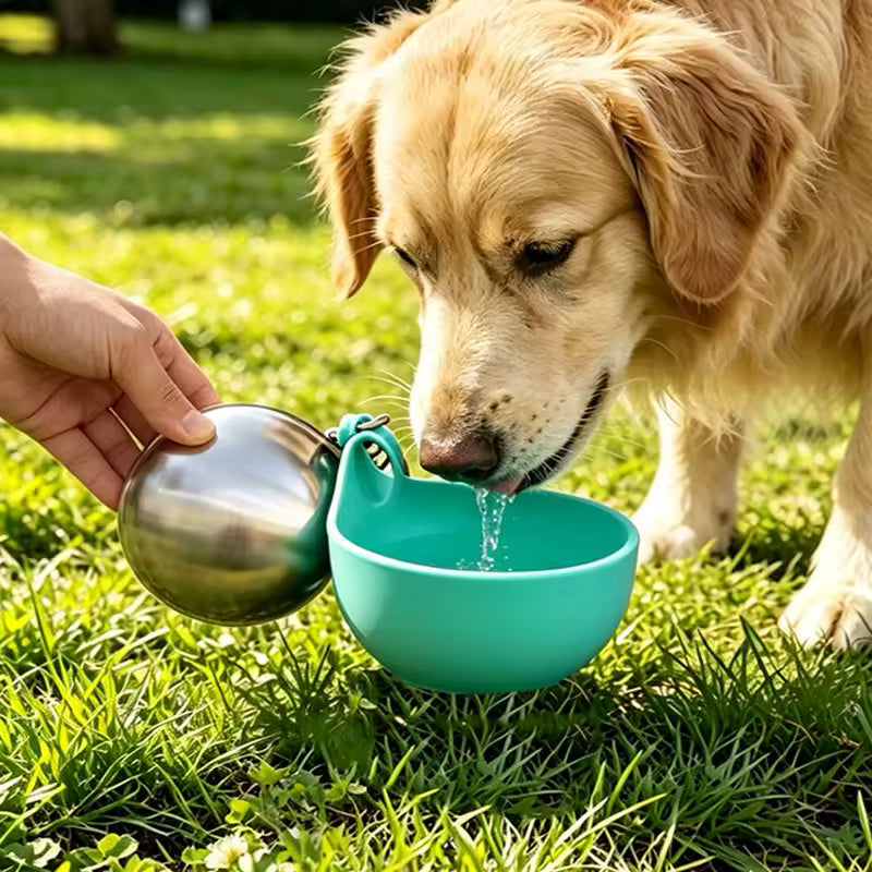 2-in-1 Portable Dog and cat Water Bottle