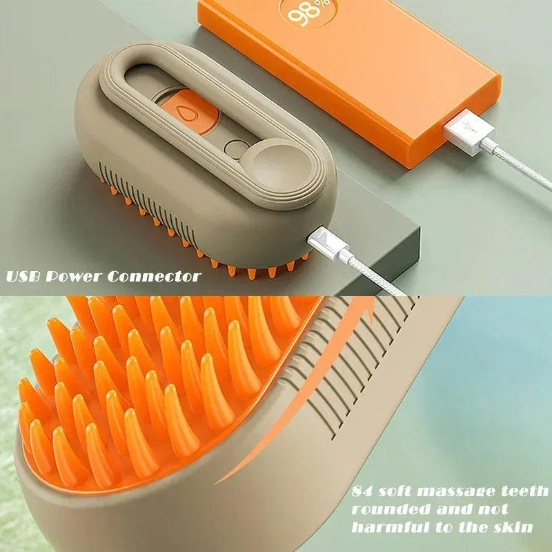 3-in-1 Grooming Brush for Dogs & Cats
