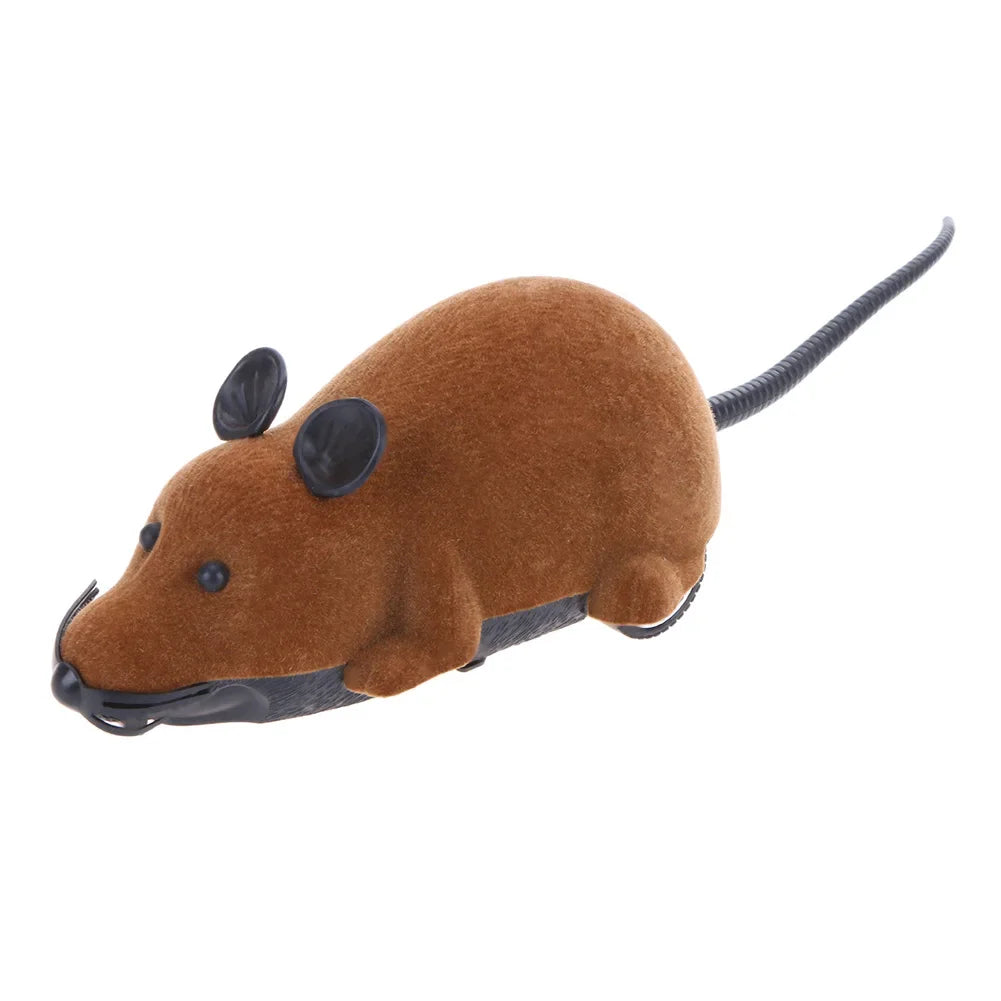 ELECTRONIC WIRELESS PLUSH MOUSE TOY