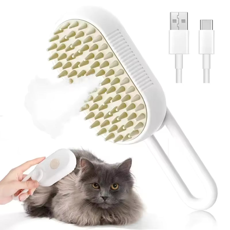 3-in-1 Grooming Brush for Dogs & Cats