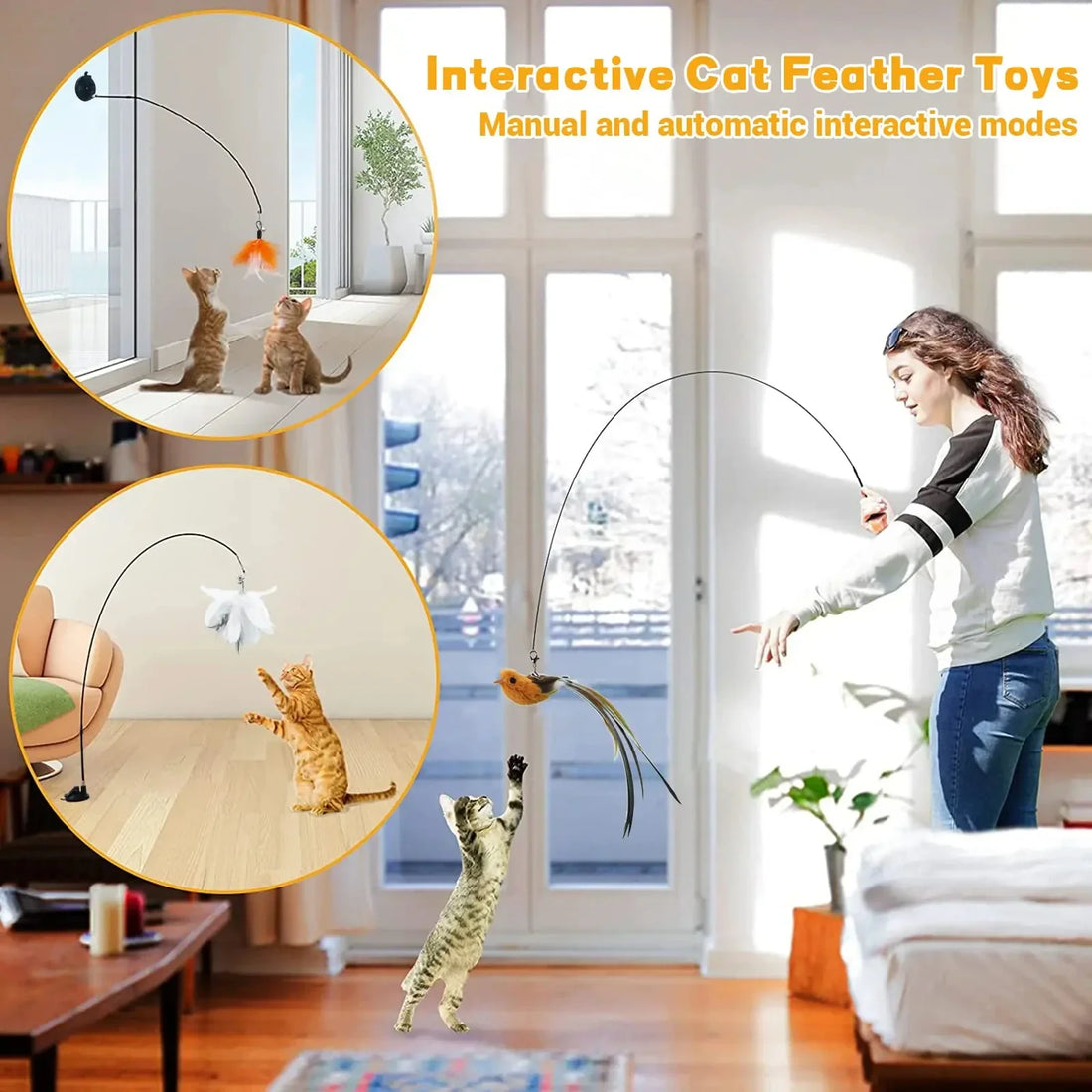 CAT TOYS FEATHER INTTERACTIVE