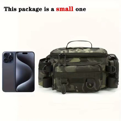 Multi-Pocket Pet Walking Bag with Waste Bag Dispenser